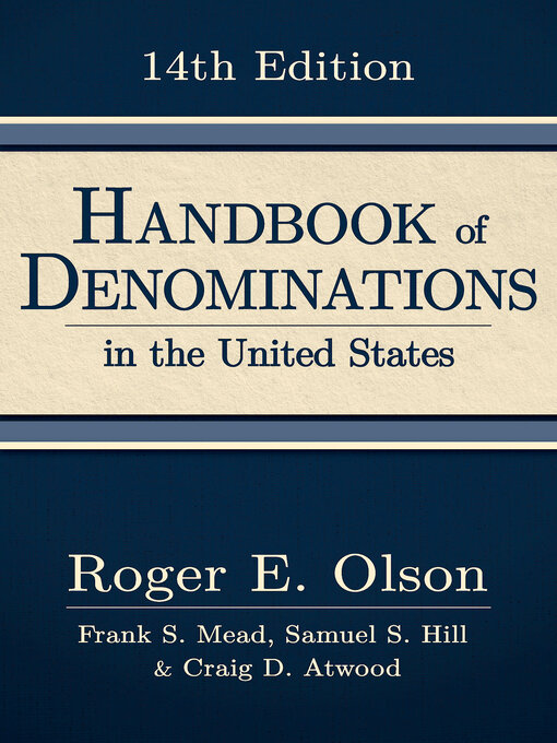 Title details for Handbook of Denominations in the United States, 1 by Roger E. Olson - Available